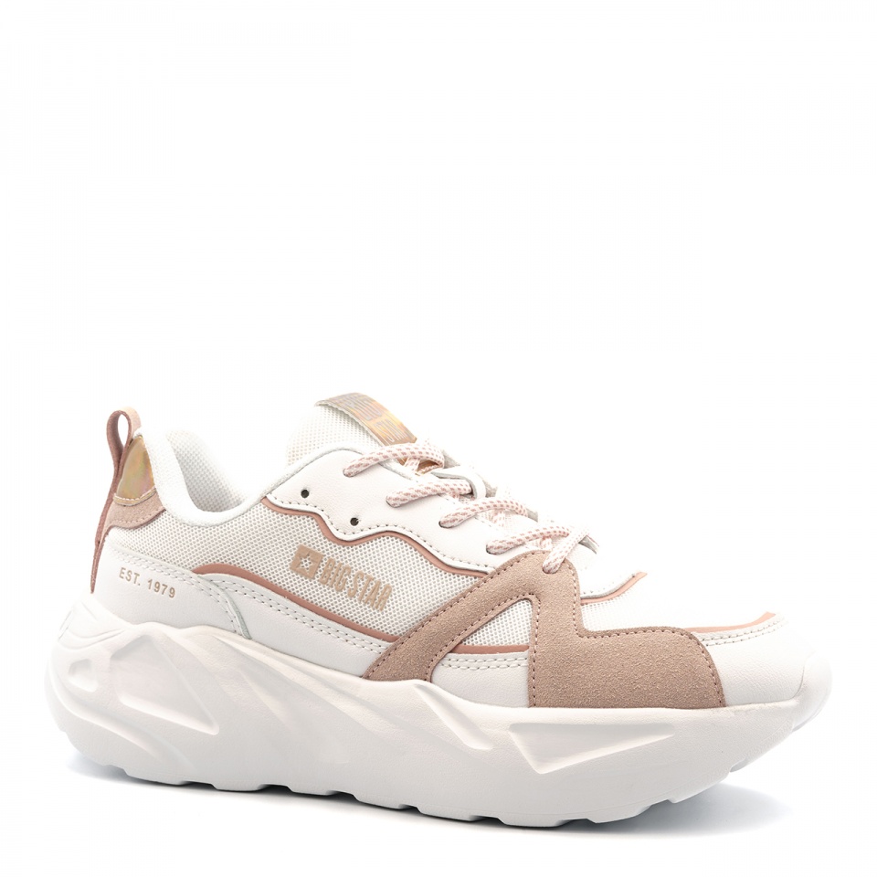 Biało różowe sneakersy BIG STAR BSJJ274602