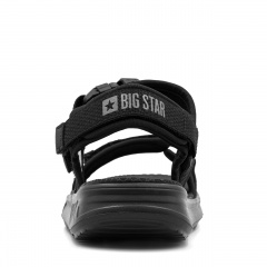 Czarne sportowe sandały BSJJ274A041