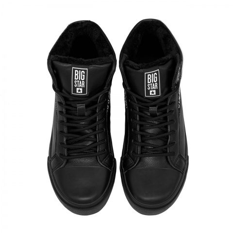 Czarne ocieplone trampki BIG STAR BSEE274355