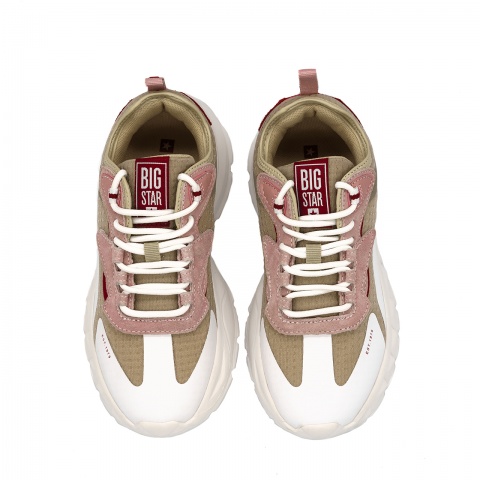 Beżowe sneakersy BIG STAR BSKK274055