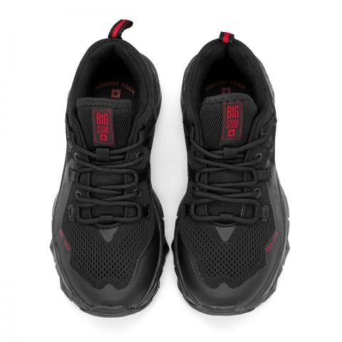 Czarne sneakersy BIG STAR BSKK274211