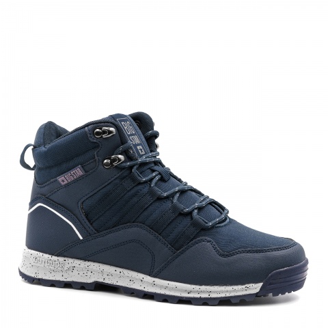 Granatowe sznurowane trapery BIG STAR BSKK274611