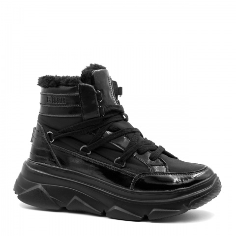Czarne ocieplone sneakersy BIG STAR BSII274311