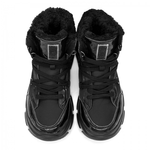 Czarne ocieplone sneakersy BIG STAR BSII274311