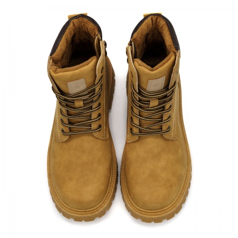 Rude sznurowane botki za kostkę KC5217