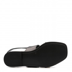 Czarne skórzane sandały 5LI3801