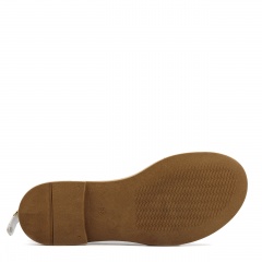 Białe zabudowane sandały 6FL301671