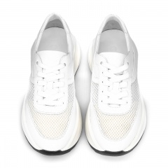 Białe sznurowane sneakersy 5AD818S511C