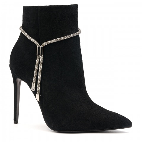 Czarne welurowe botki sohimmo 5AD6567