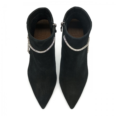 Czarne welurowe botki sohimmo 5AD6567