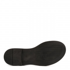 Czarne skórzane sandały LM40382