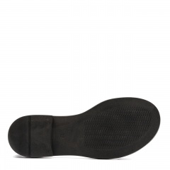 Czarne skórzane sandały LM40378