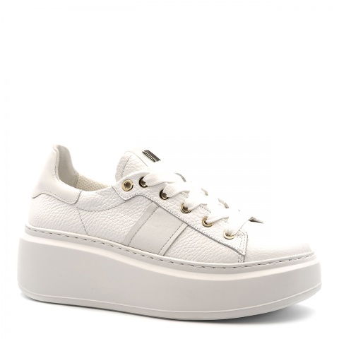 Białe skórzane sneakersy sohimmo 237R