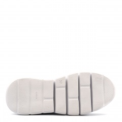 Biało-zielone sznurowane sneakersy 295H
