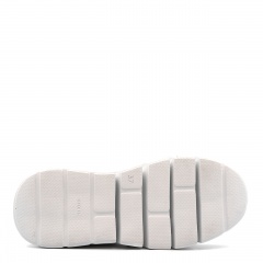Biało-beżowe wsuwane sneakersy 295C