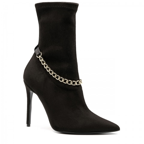 Czarne botki na szpilce 5ADVG24623Z