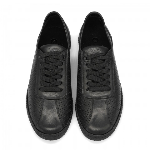 Czarne skórzane sneakersy 5AD2631221L