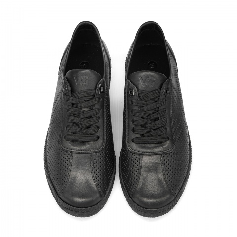 Czarne skórzane sneakersy 5AD2631221L