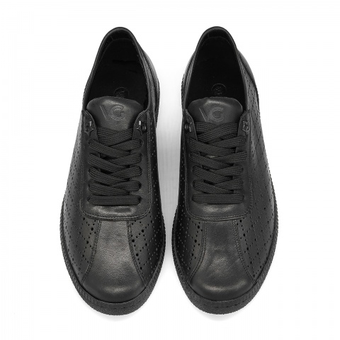 Czarne skórzane sneakersy 5AD2631221L