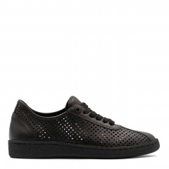 Czarne skórzane sneakersy 5AD2631221L
