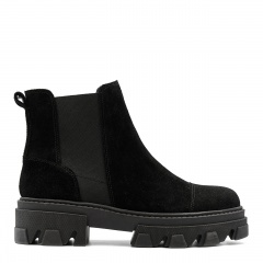 Czarne welurowe botki 5ADVG9922Z