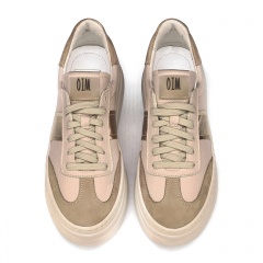 Beżowe sneakersy sohimmo na grubym spodzie 63K