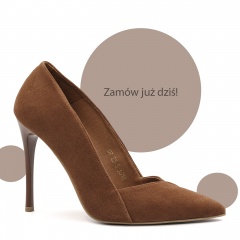 Rude zamszowe szpilki 301E