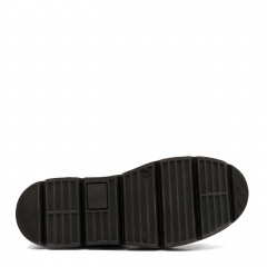 Czarne welurowe sportowe botki 7SM6336A
