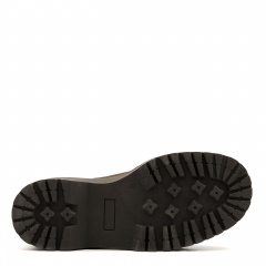 Czekoladowe welurowe wiązane workery 246F