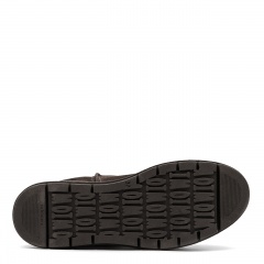 Brązowe welurowe botki na platformie sohimmo 280X