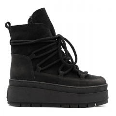 Czarne botki na platformie sohimmo 280H