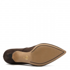 Czekoladowe czółenka na lustrzanej szpilce 231G