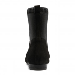 Czarne zamszowe botki 5AD28914622Z