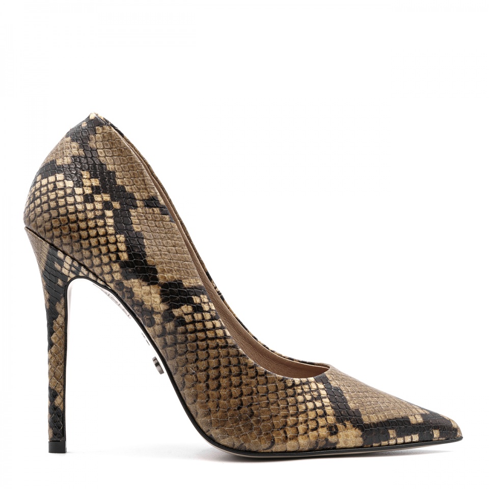 Wężowe skórzane czółenka 5AD01056024L