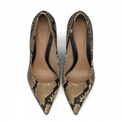 Wężowe skórzane czółenka 5AD01056024L