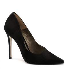 Czarne zamszowe czółenka 5AD01055924L2