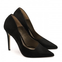 Czarne zamszowe czółenka 5AD01055924L2