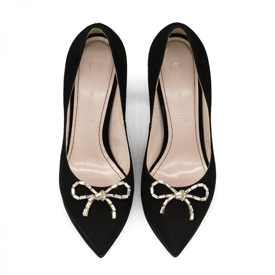 Czarne czółenka na platformie 5ADB85611025L