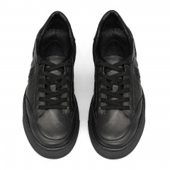 Czarne skórzane sneakersy 5ADDOM221L