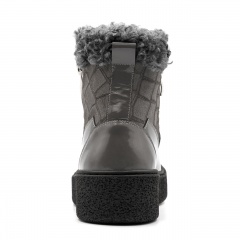 Szare zamszowe sportowe botki 5ADPEGI121Z