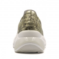 Złote skórzane sneakersy 5ADS52024L