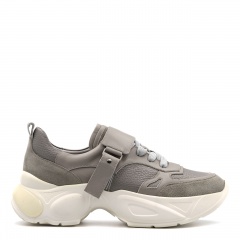 Szare skórzane sneakersy 5ADS51924L