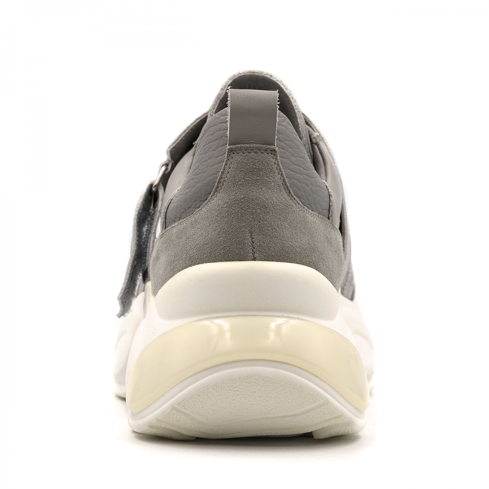 Szare skórzane sneakersy 5ADS51924L