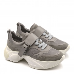 Szare skórzane sneakersy 5ADS51924L