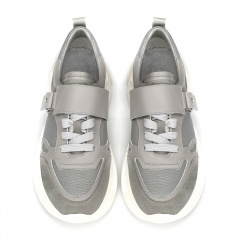 Szare skórzane sneakersy 5ADS51924L