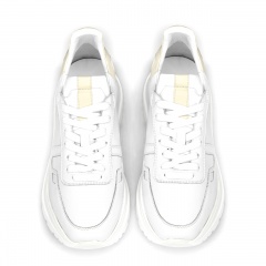 Biało-beżowe skórzane sneakersy 5ADTIRET404421L