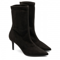 Czarne botki z lycry 5AD4551K1023Z