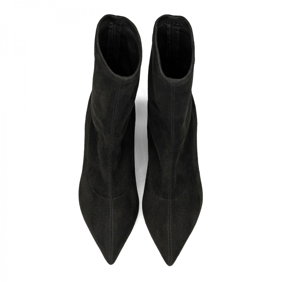 Czarne botki z lycry 5AD4551K1023Z