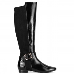 Czarne kozaki z klamrą 5AD28914018Z