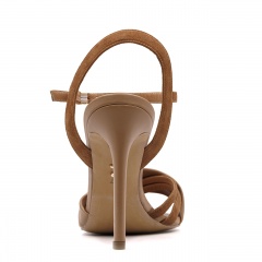 Karmelowe skórzane sandały 5AD001816525L